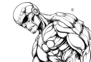 Silver Surfer comic accurate tattoo idea