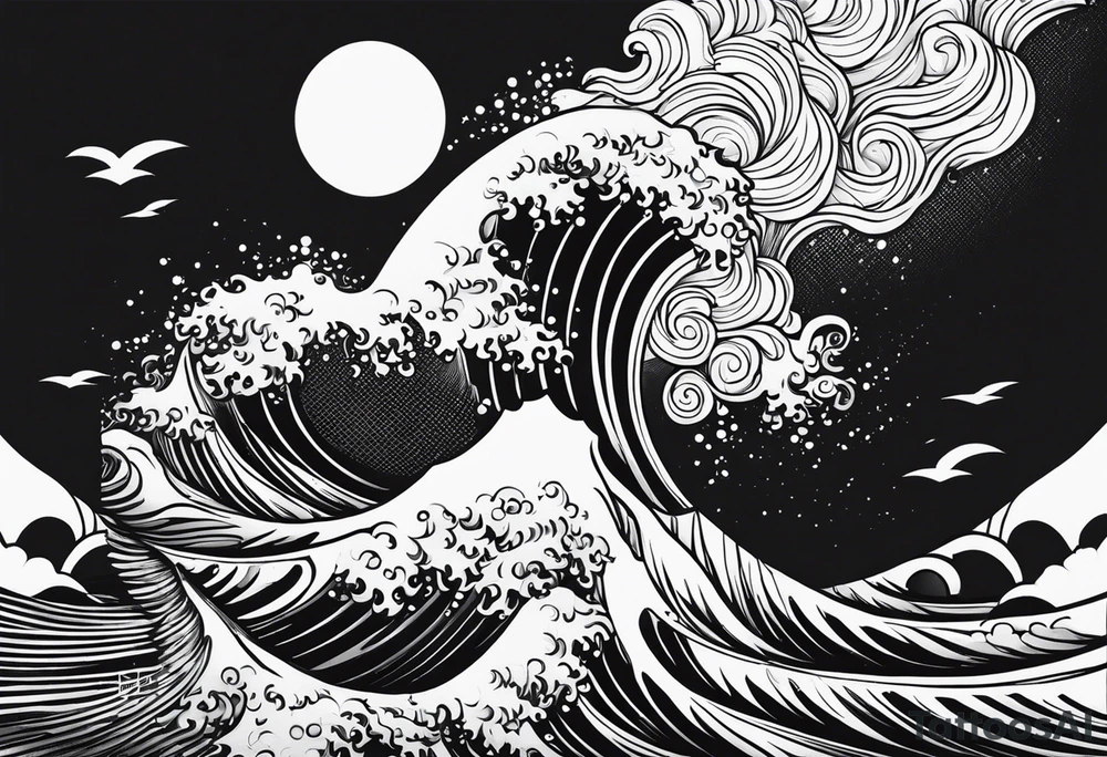 Stoicism up and birth and then surf the bottom tattoo idea