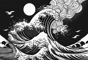 Stoicism up and birth and then surf the bottom tattoo idea