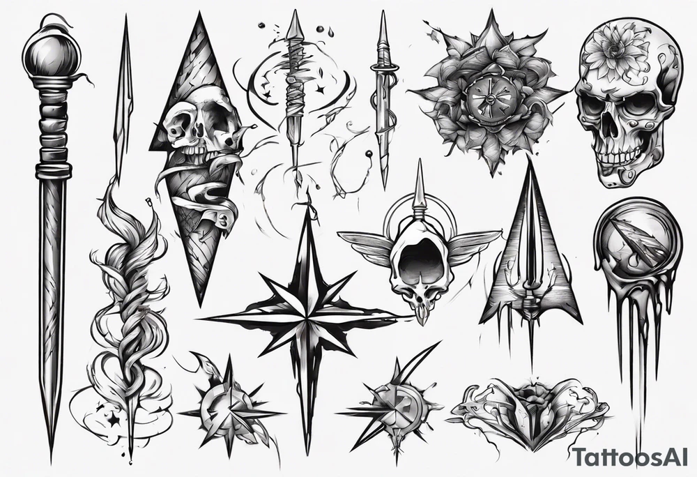 Needle tattoo idea