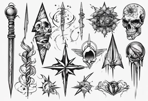 Needle tattoo idea