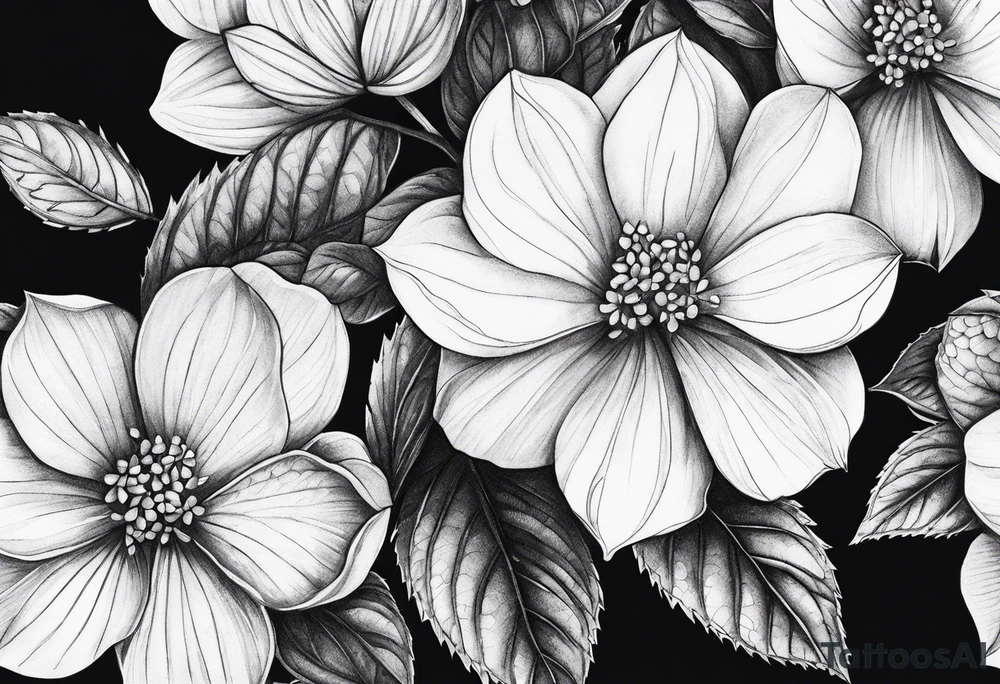 Hydrangeas tattoo idea
