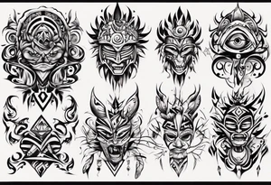 Bluey tattoo idea