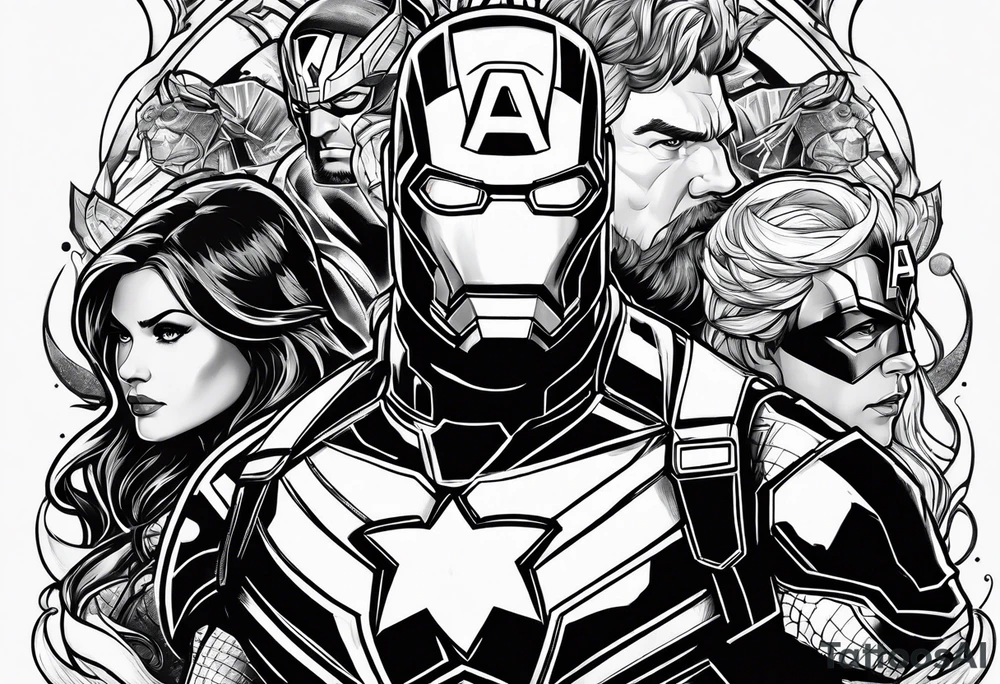 avengers tattoo idea