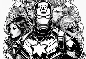 avengers tattoo idea