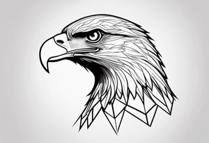 juvenile bald eagle tattoo idea