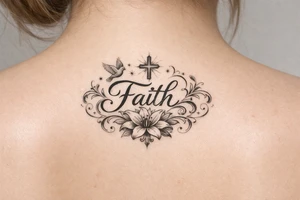 Faith quote tattoo idea