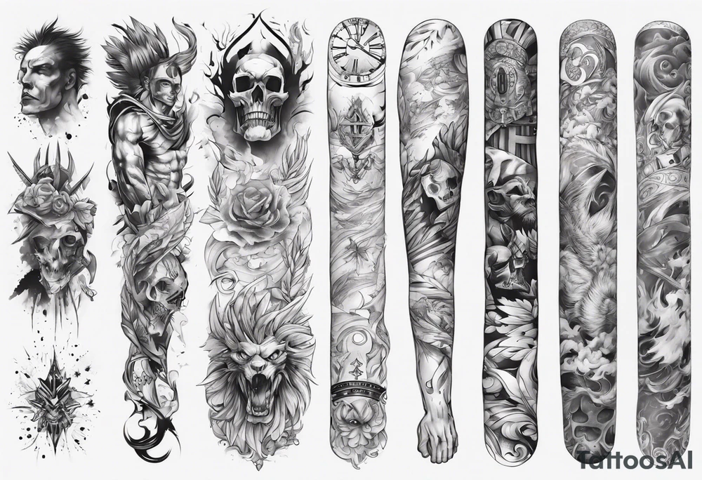 Arm sleeve for men tattoo idea