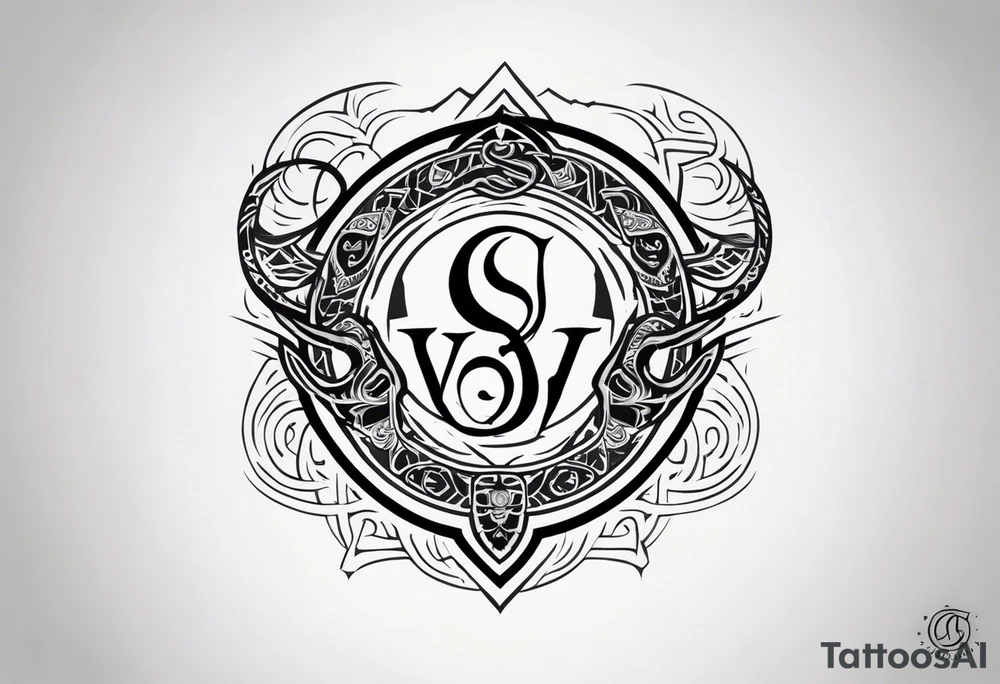 Valhalla serpent tattoo idea