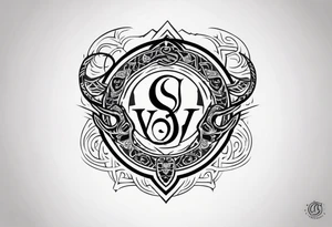 Valhalla serpent tattoo idea