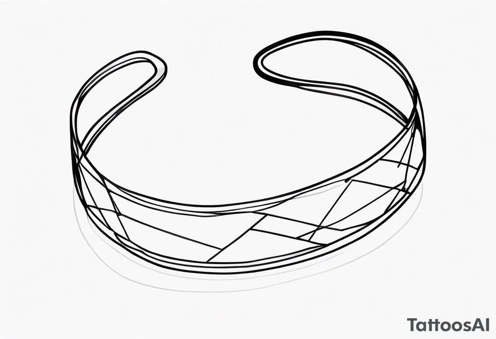 Wrist bracelet tattoo idea