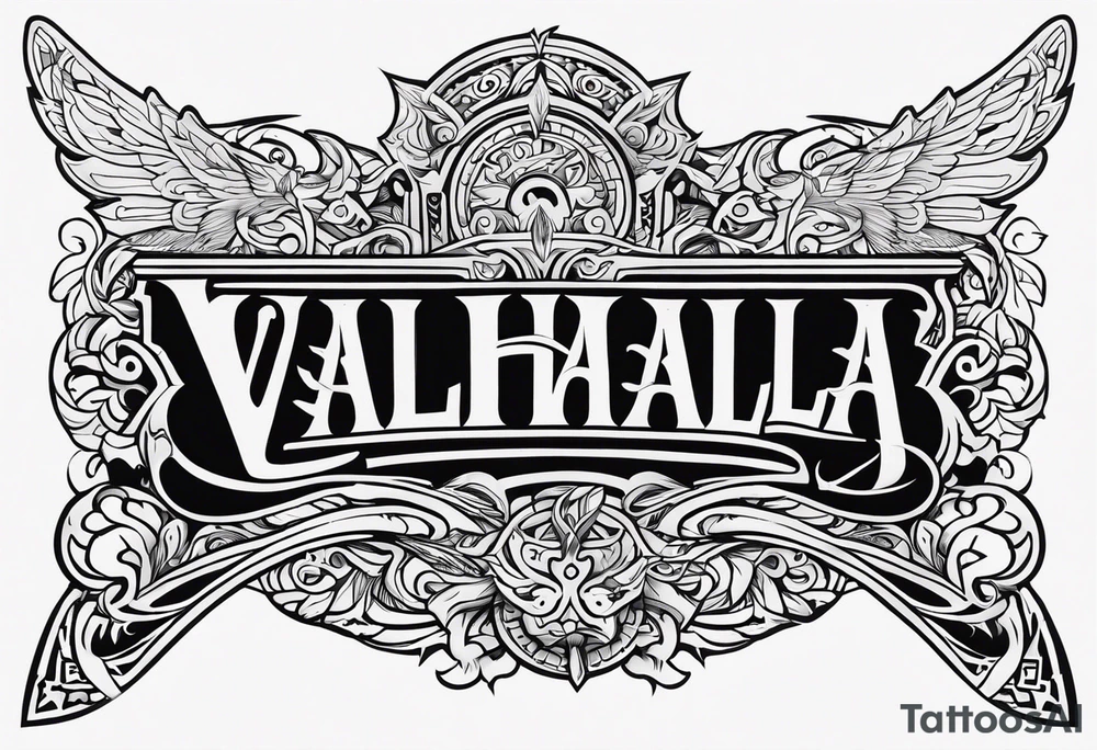 Valhalla tattoo idea