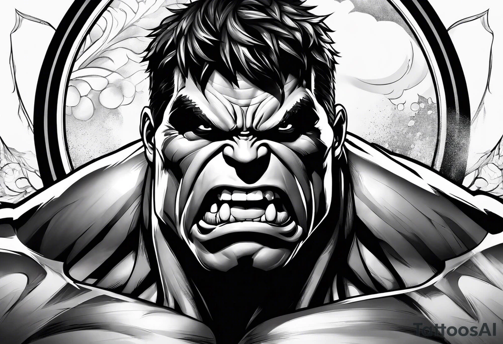 Hulk tattoo idea
