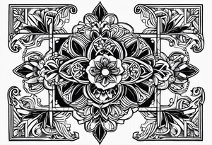 Calabria regione contorno tattoo idea