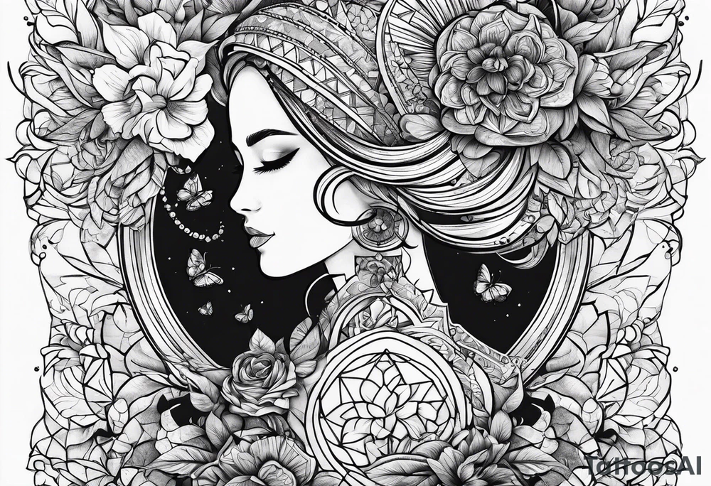 life is about love tattoo idea