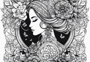 life is about love tattoo idea
