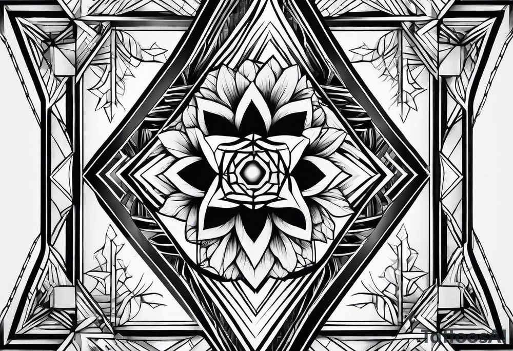 rhombic tattoo idea