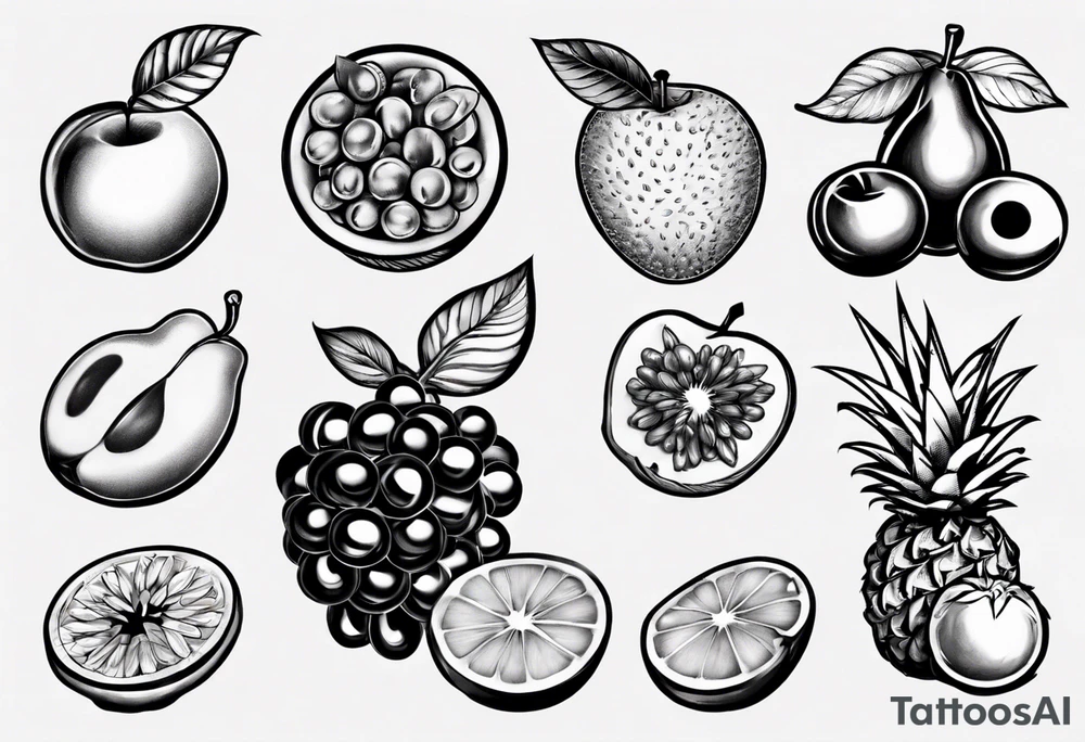 Fruits tattoo idea