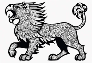 Mythical Griffin tattoo idea