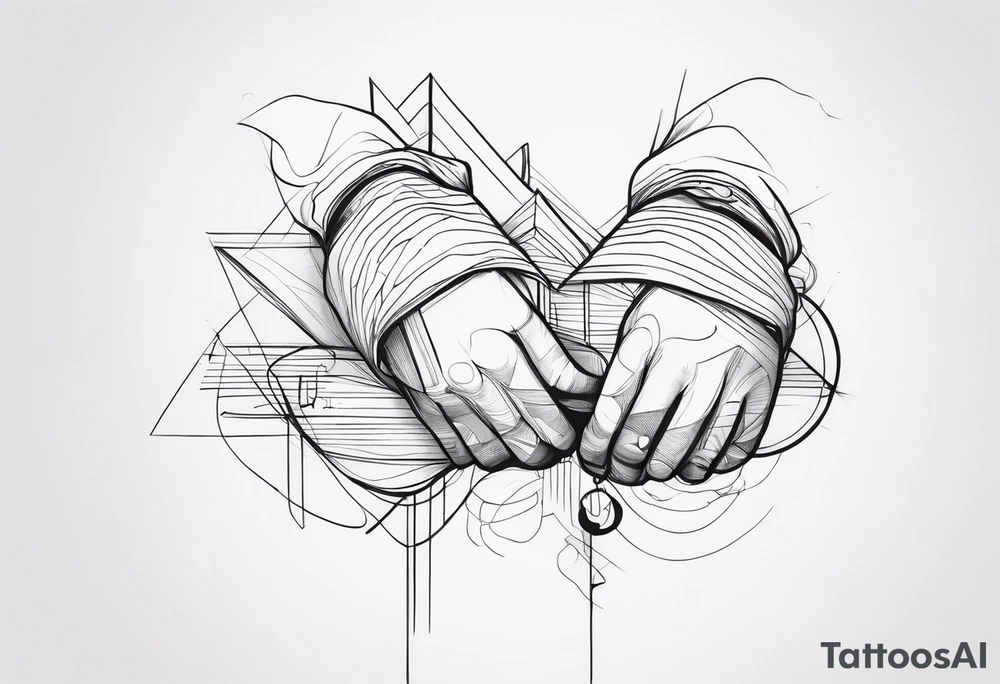 LINE AROUND SHOULDERS TO THE WRIST tattoo idea
