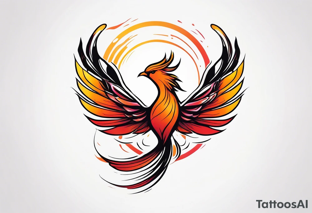 phoenix tattoo idea