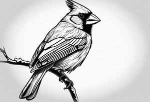 Cardinal tattoo idea