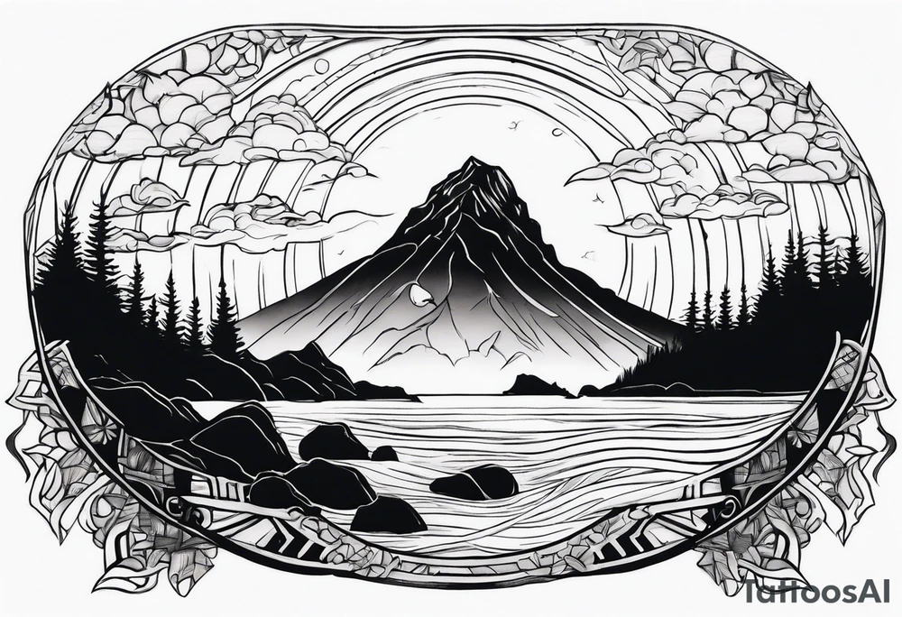 haystack rock tattoo idea