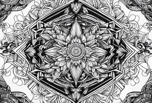 Geometric tattoo idea
