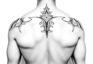 Fully nude lady with big boobs tattoo idea