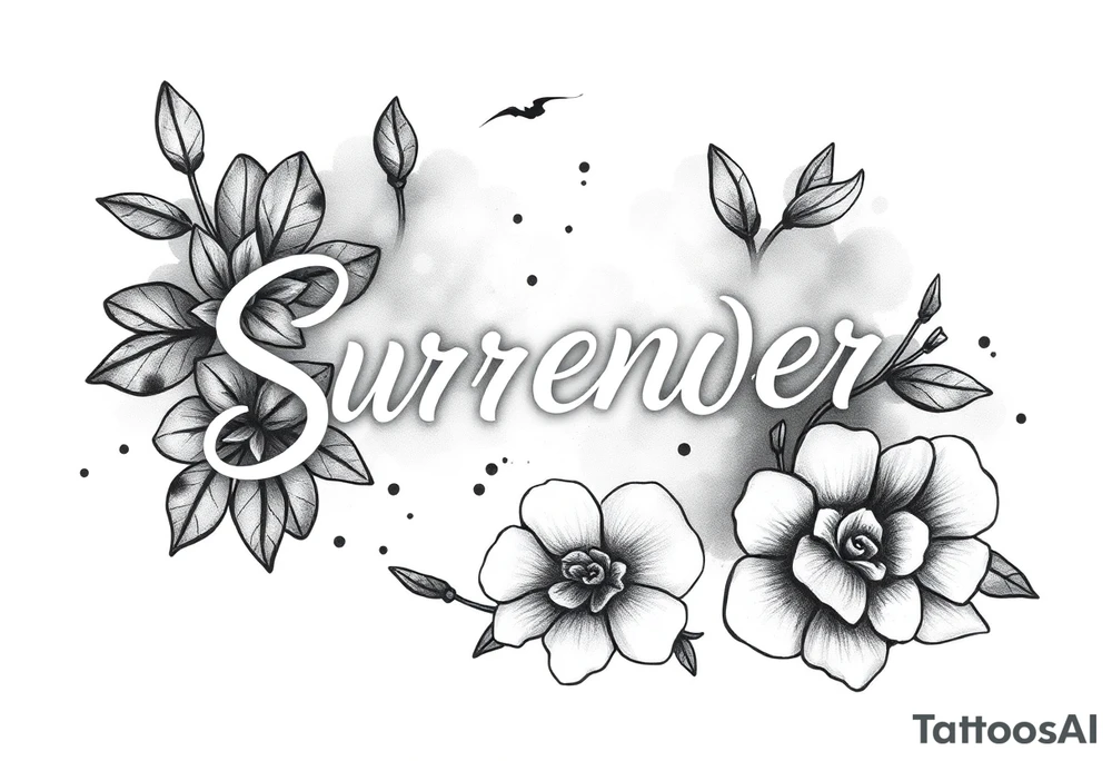 Surrender tattoo idea