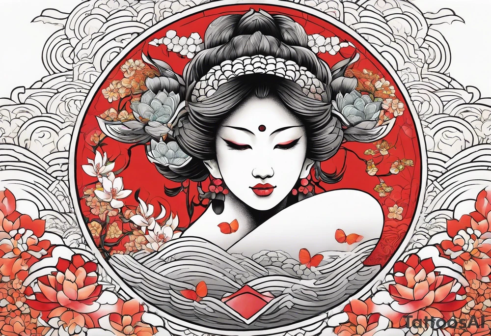 Love, source, abundance, male tattoo idea