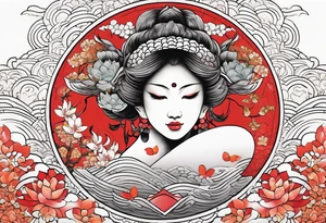 Love, source, abundance, male tattoo idea