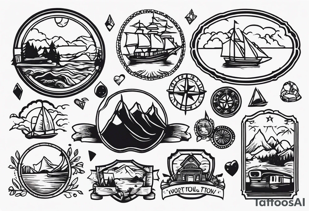 Travel tattoo idea