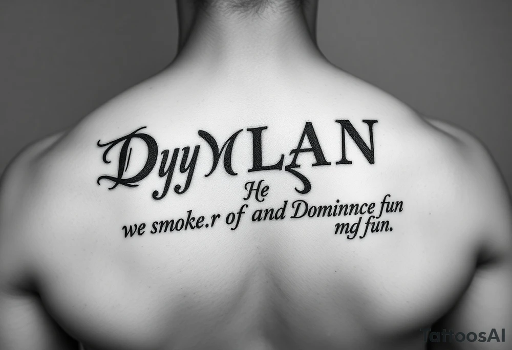 A canvas with the name Dylan and Dominique he is my best friend we smoke get money and have fun tattoo idea