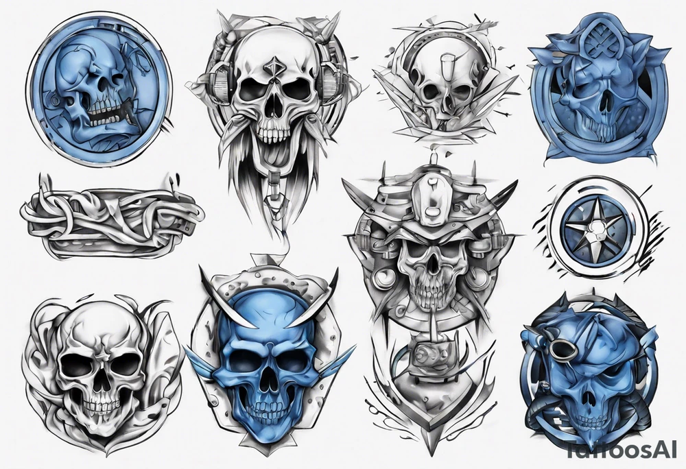 steel
blue collar tattoo idea
