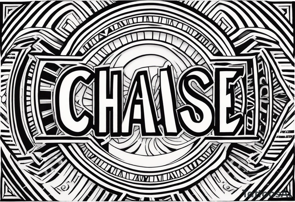 Chase written in the sun tattoo idea
