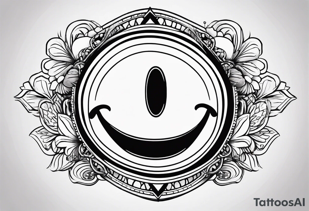 Smiley tattoo idea