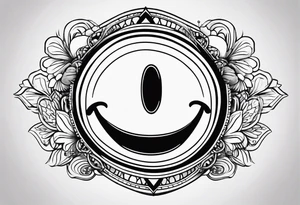 Smiley tattoo idea