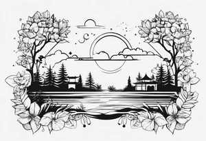 uma palavra com um singnificado forte e lindo tattoo idea