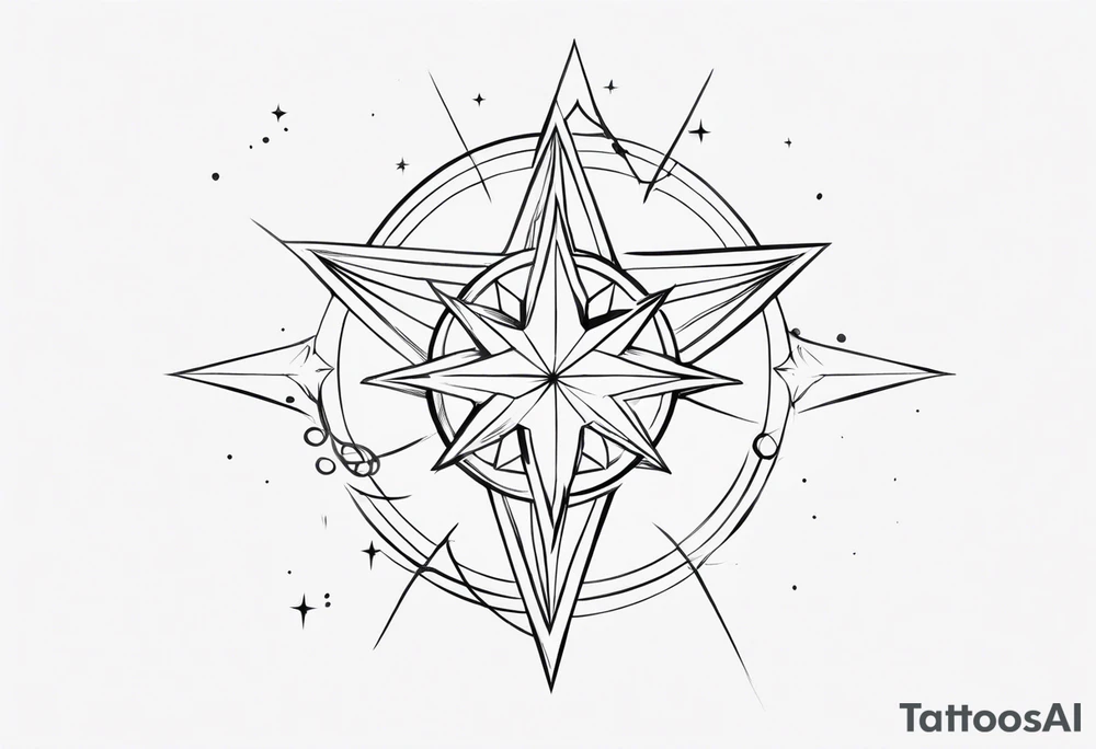 Morning star whip tattoo idea