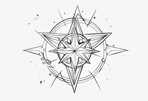 Morning star whip tattoo idea