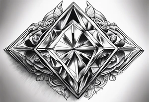 A diamond tattoo idea