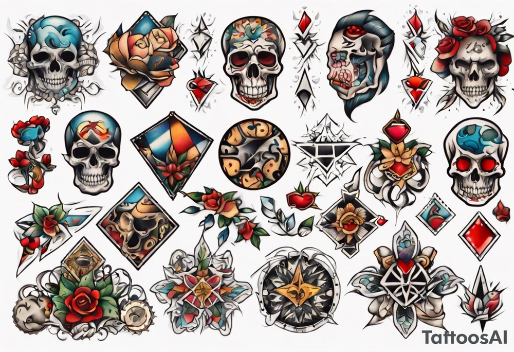 Patchwork Tattoo Style tattoo idea