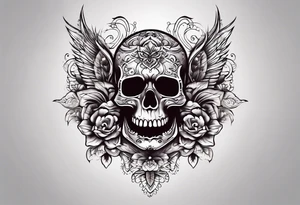 Rip woundly mark body  tattoo design tattoo idea