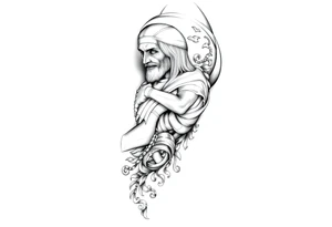 Santa Barbara Bendita tattoo idea