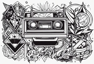 Tatuagem relacionada com graffiti e vandalismo tattoo idea