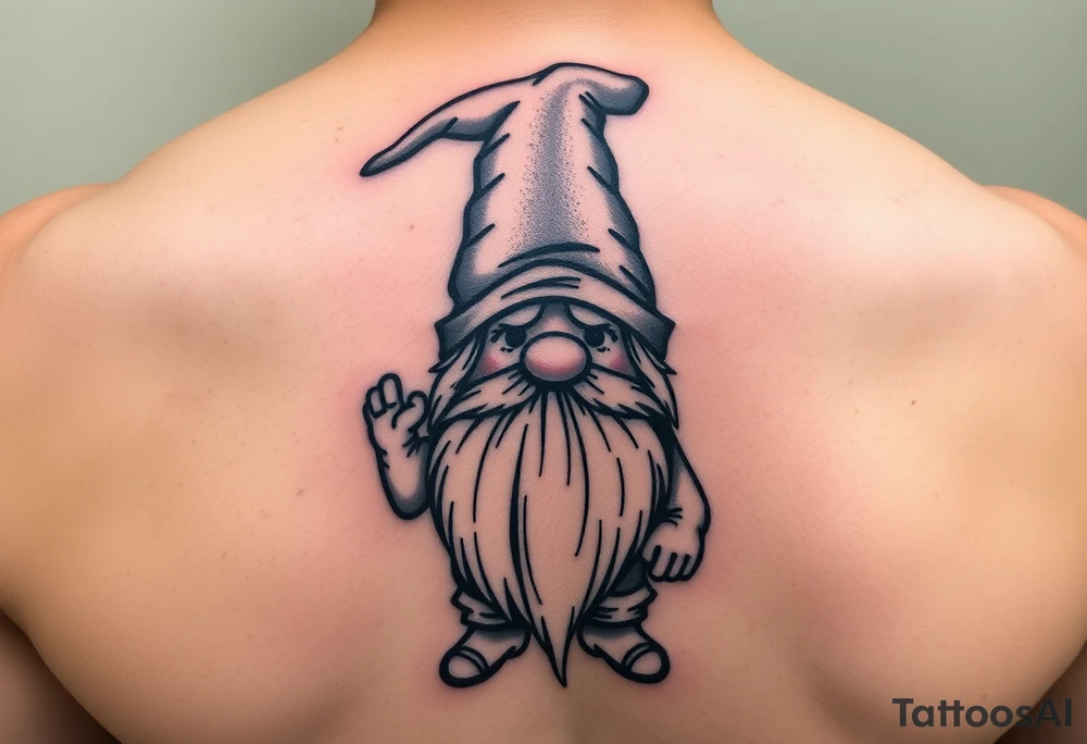 Gnome tattoos for moms that passed tattoo idea