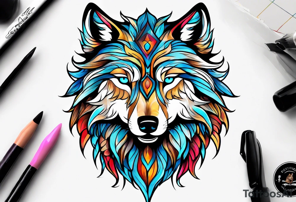 Lmbo wolf tattoo idea