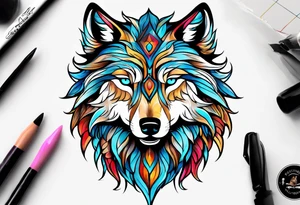 Lmbo wolf tattoo idea