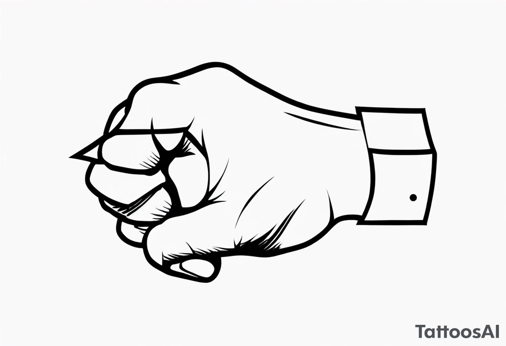 fist tattoo idea